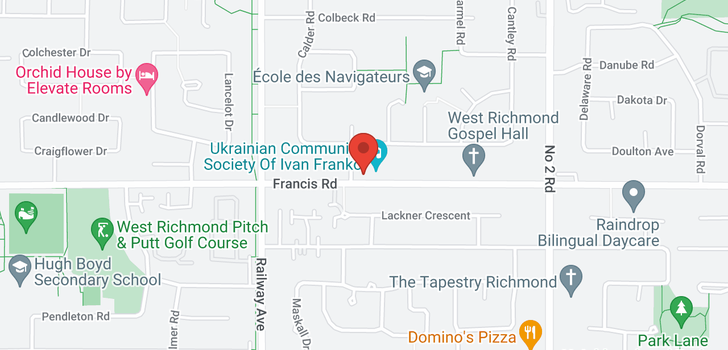 map of 5271 FRANCIS ROAD